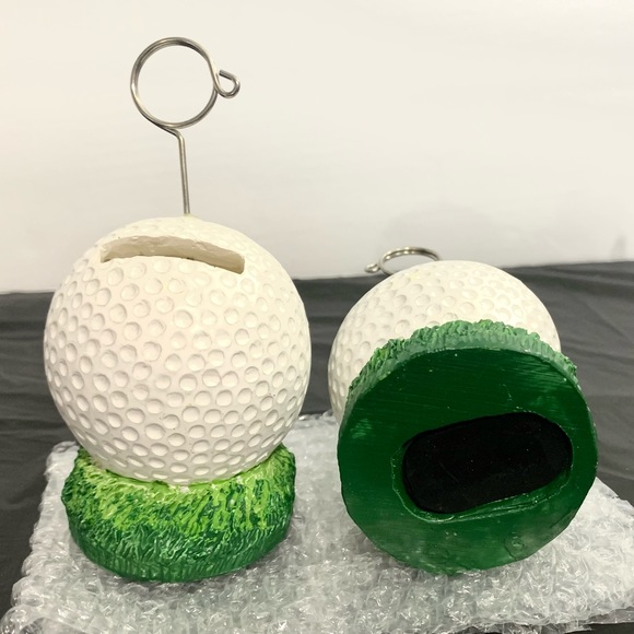 Mini Sports Basketball Coin Bank and Picture Holder Handmade Basketball … - Picture 6 of 7